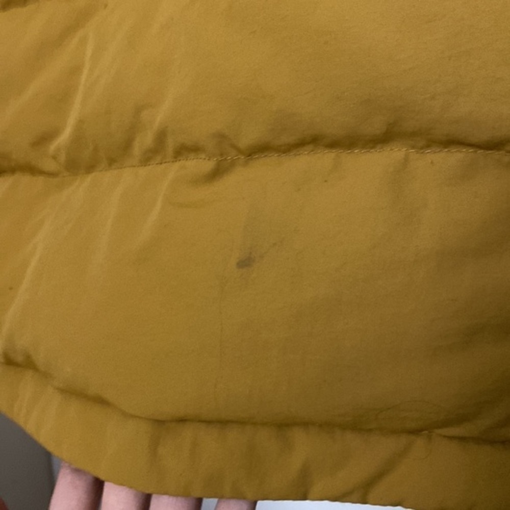 Uniqlo Mustard Girls Coat 7-8Y - Picture 4 of 8